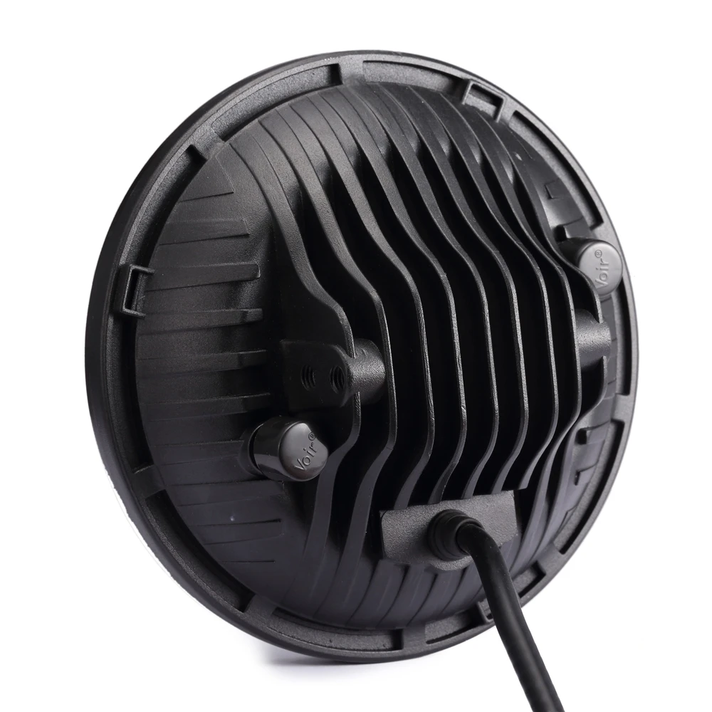 2 шт. Круглый 7 дюймов 105 Вт светодиодные фары с функцией поворота белый/желтый