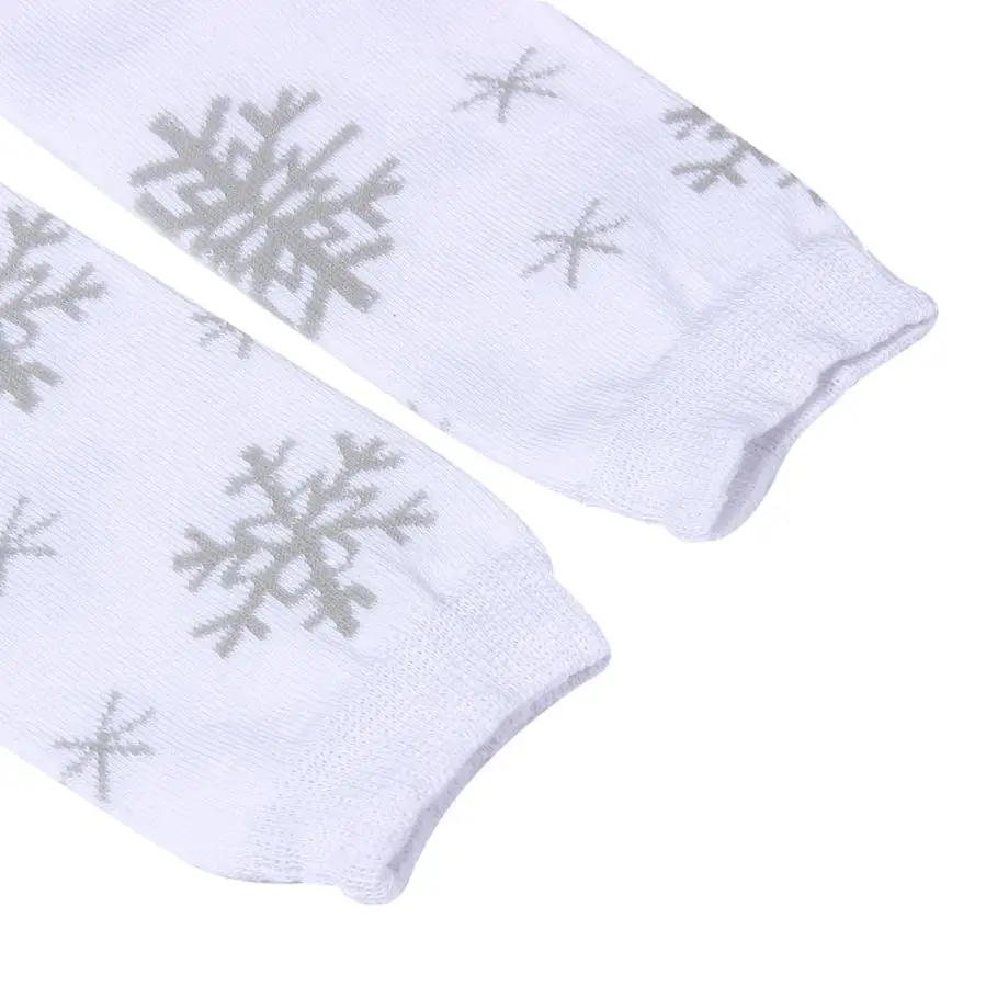 Cheap Price baby leg warmer Girl Snowman Pattern Socks warmers ruffle knee pads crawling infants 2018 newest |