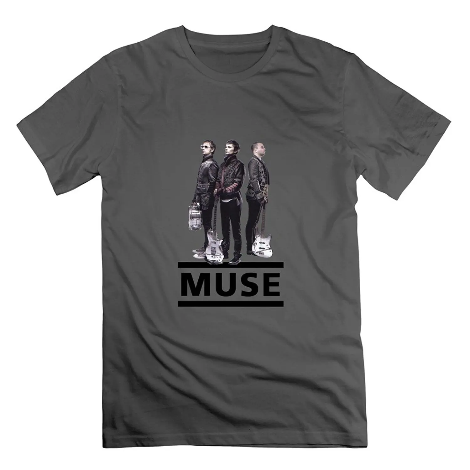 Мужская футболка с круглым вырезом, с коротким рукавом