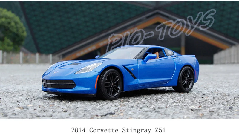 New Arrival Gift Corvette Z51 1/18 Large Racing Model Car Design Metal Vehicle Toys Openable Door Big Fan Collection Static | Игрушки и