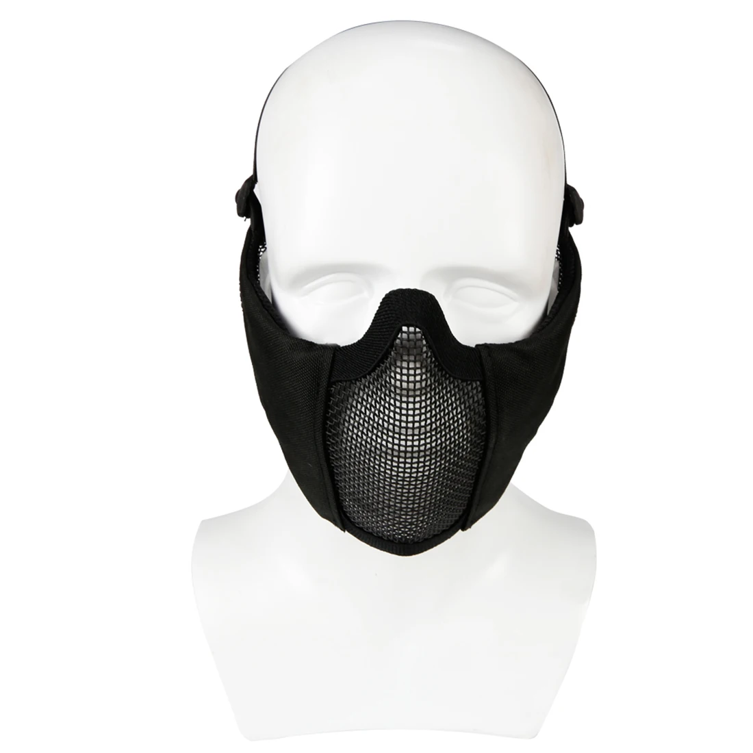 Airsoft Durable Tactical Mask WST Battlefield Elite Half Face Steel Wire Mask for Outdoor Paintball WarGame Face Protective Mask