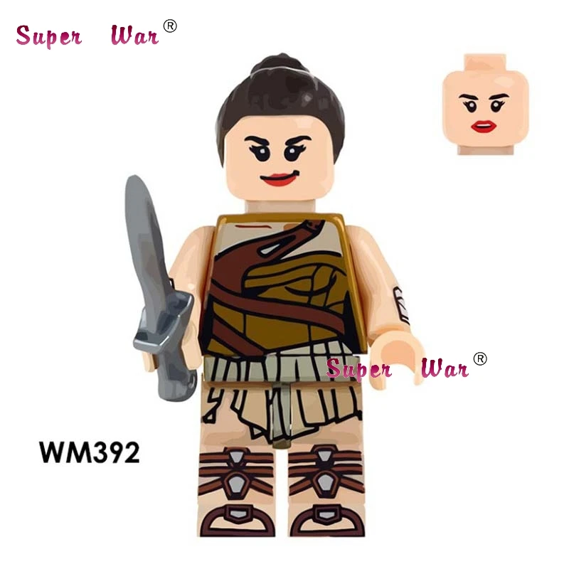 WM392 Один marvel Мстители Wonder Woman Heimdallr Тор леди Локи рыцарь Бэтмен Скарлет ведьма Строительный Блок игрушка для детей - Цвет: WM392