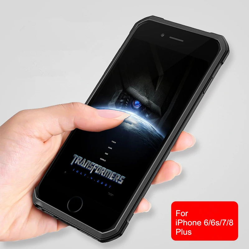 3000/4200 мАч чехол для внешнего зарядного устройства для iPhone 8 7 6 6S противоударный резервный внешний аккумулятор для iPhone 8 Plus 7 Plus 6 6S Plus