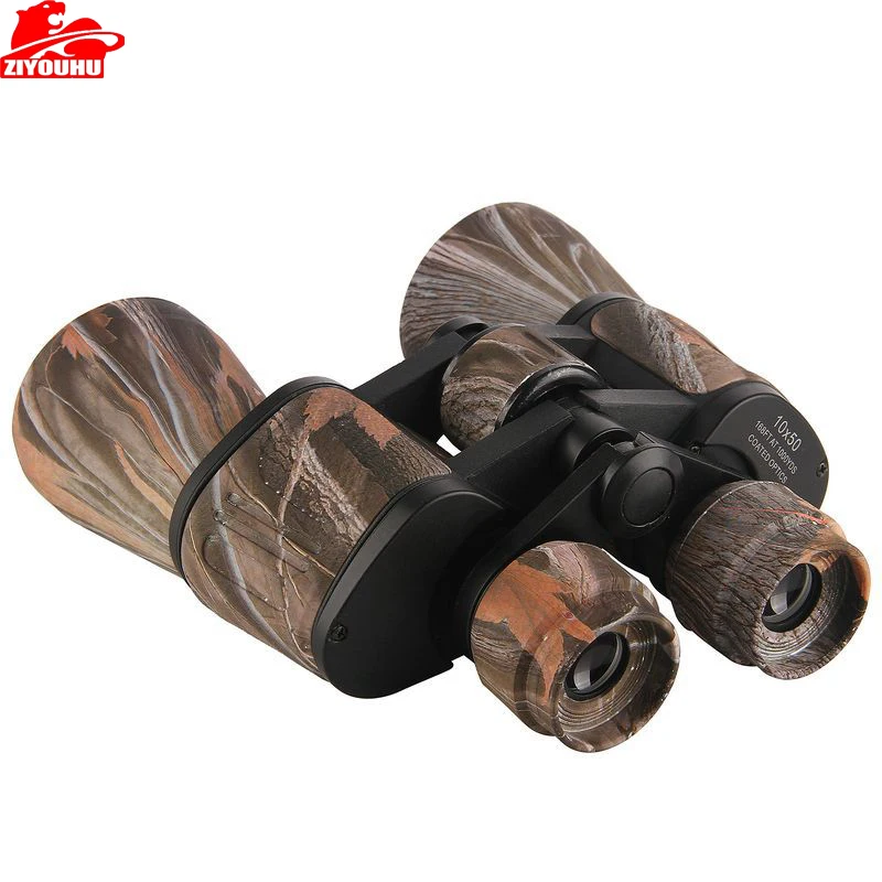 ZIYOUHU 10X50 Camuflage цветной телескоп низкий светильник ночное видение HD бинокль для