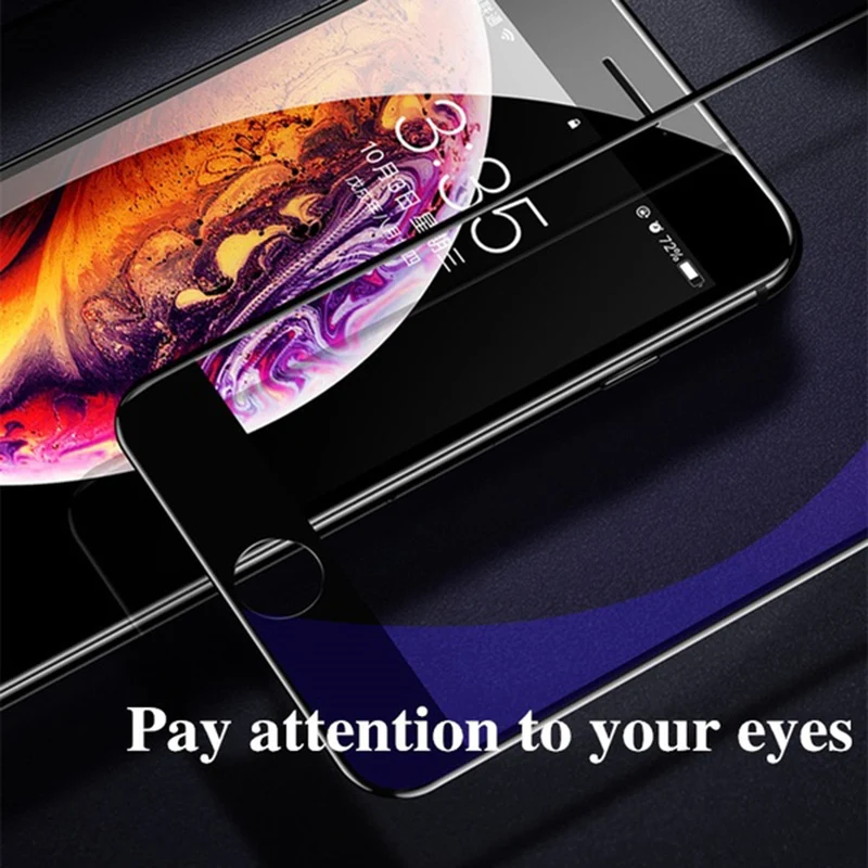 20D закругленные края полное покрытие Защитное стекло для iphone 7 8 6 6S Plus закаленное защитное стекло для iphone X XR XS Max стеклянная пленка