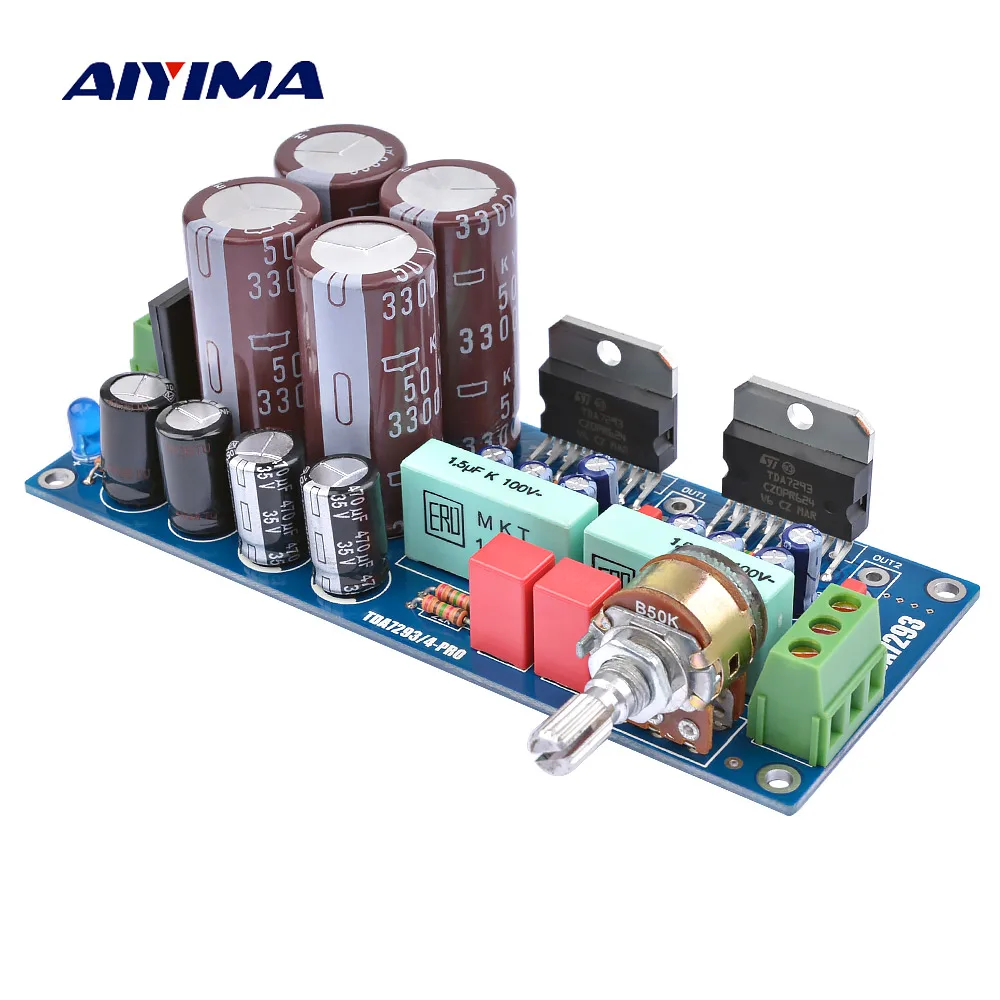 AIYIMA DA7293 усилитель аудио мини стерео платы 100Wx2 звука усилители мощности DIY для