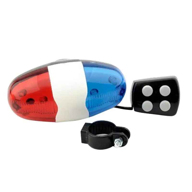 

Bicycle Bell 6LED 4Tone Horn For Bicycle LED Bike Light Electronic Siren Bike Bells Bike Accessories Scooter