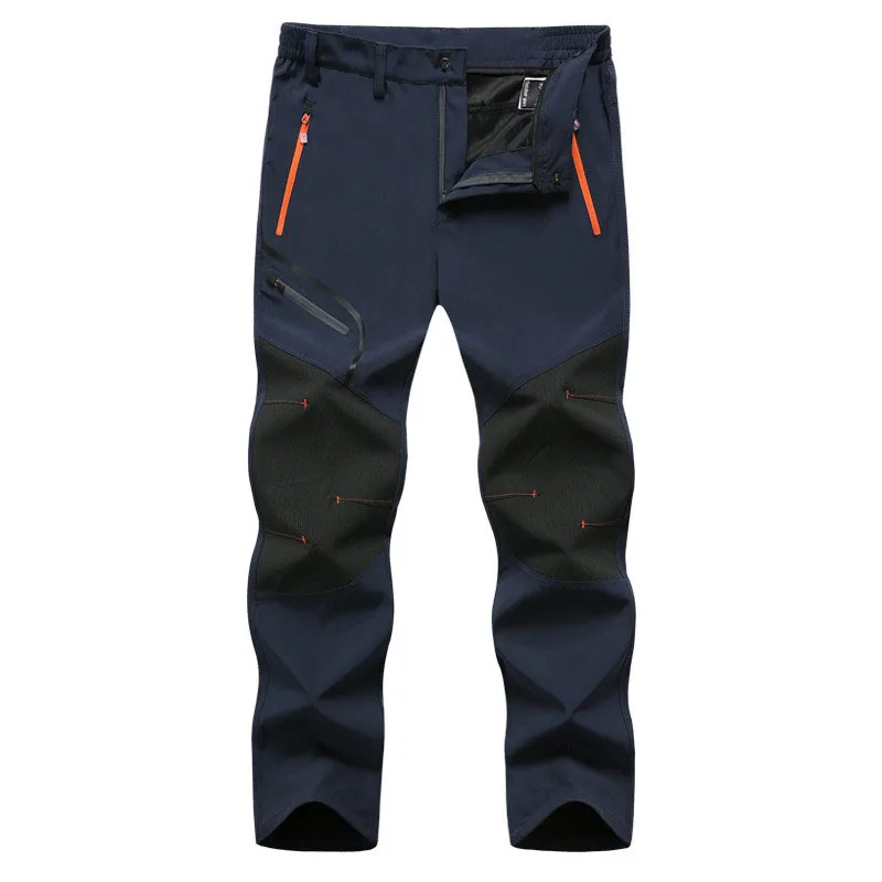 Мужские быстросохнущие брюки Gore-Tex на открытом воздухе, весенние и осенние тонкие микроэластичные водонепроницаемые дышащие брюки - Цвет: Black female