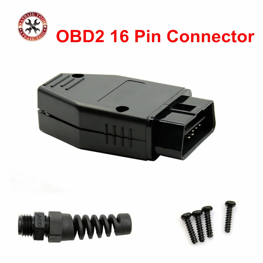 2019 Newst OBD с разъемом папа OBD2 16Pin разъем OBDII для адаптера переменного тока J1962 в
