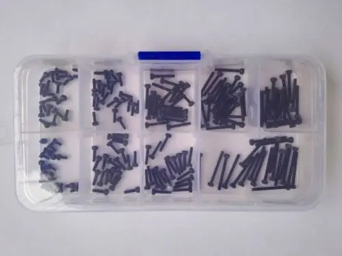 180 шт. набор черных шестигранных болтов с головкой|allen bolt|bolts hexhex bolt |