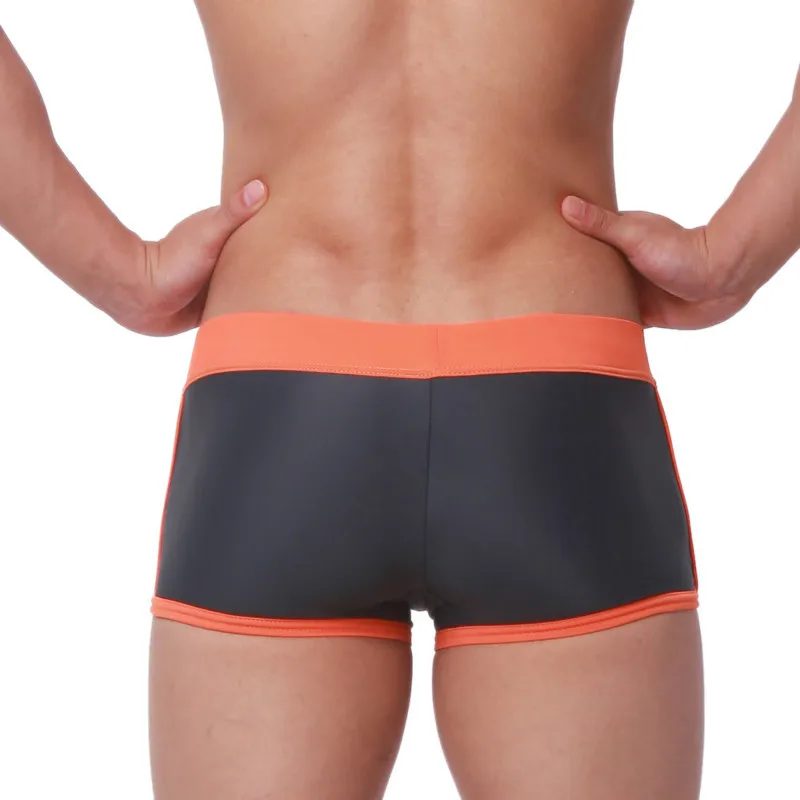 Мужские шорты боксеры нейлоновые тянущиеся плавки для пляжа|nylon swim|swimwear short menbeach