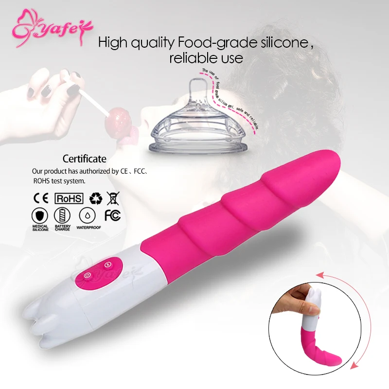 Силиконовая 10 скоростная вибрационная палочка для массажа точки G секс игрушки