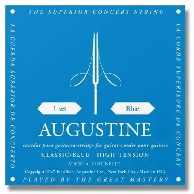 

Augustine Classic Blue High Tension Classical Guitar Strings
