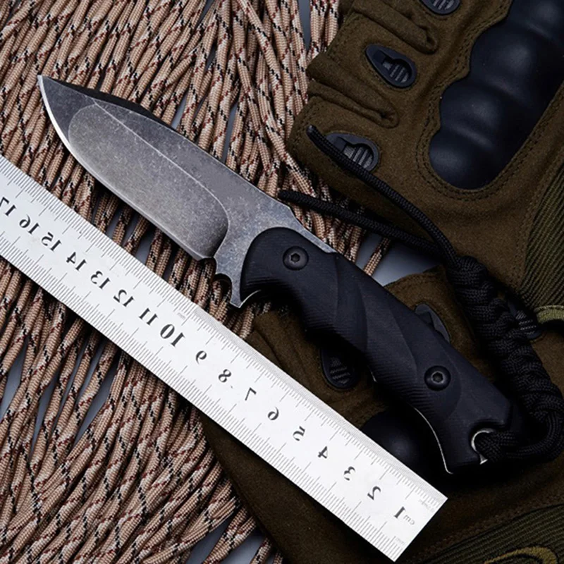 BGT M3 тактический прямой нож с фиксированным лезвием D2 ручка Tang G10 для выживания