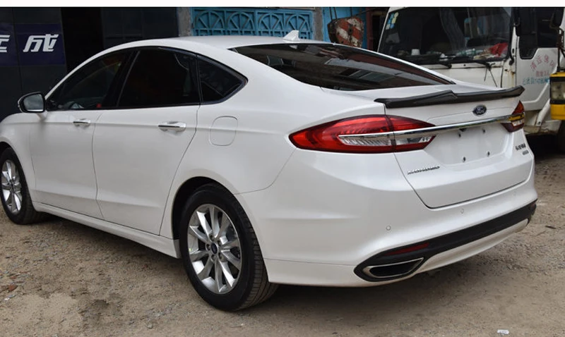 Углеродное волокно задний багажник хвост декоративное крыло подходит для Ford Mondeo/Fusion спойлер 2013
