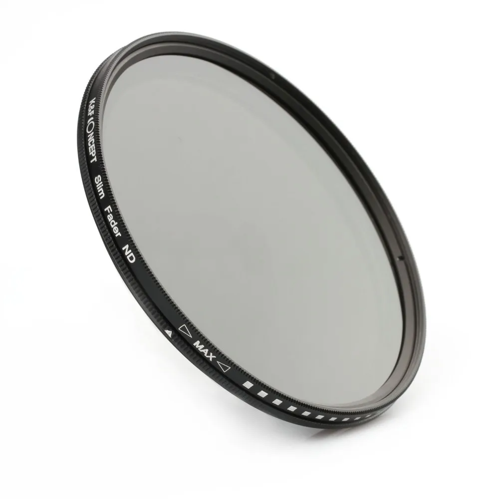 K& F CONCEPT 58 мм ND фильтр Fader нейтральная плотность Регулируемый ND2 для ND400 изменяемый фильтр объектива Цифрового Фотоаппарата Canon для всех 58 мм DSLR Камера объектив