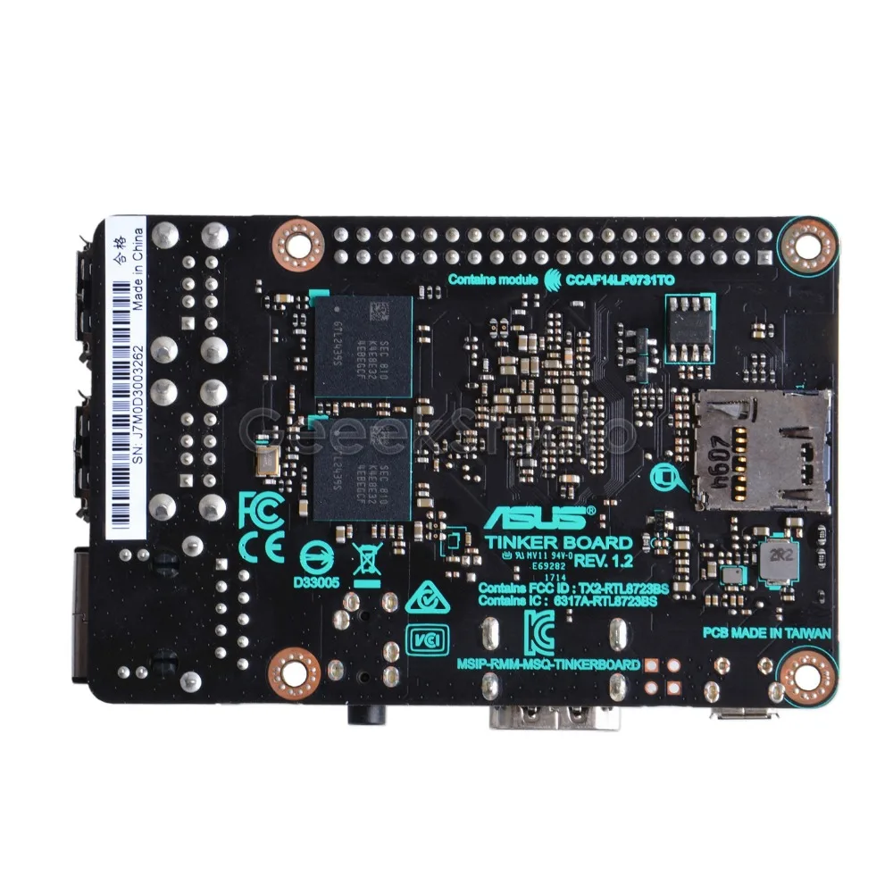 Официальный! ASUS SBC паяная панель RK3288 SoC 1 8 ГГц 4 ядра Процессор 600 МГц Mali-T764 GPU 2 Гб LPDDR3