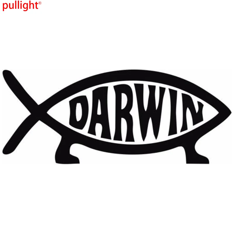 Наклейки для стайлинга автомобилей Darwin Fish виниловые Стикеры мотоциклов и