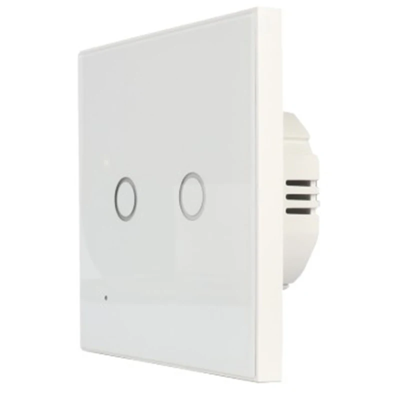 Полезный NAS SC02WE 2200 Вт WiFi ЕС Plug Smart Switch In wall 2Gang настройки таймера|Смарт-гаджеты| |