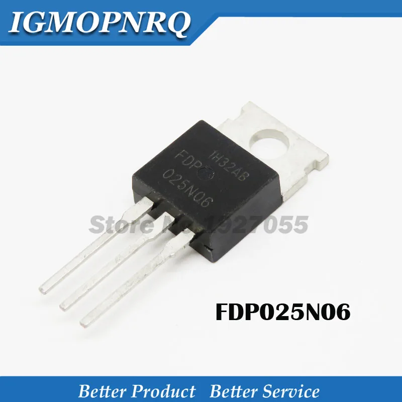 5 шт. FDP025N06 TO-220 25N06 265 a/v 60 TO220 n-канал MOS трубка с полевым эффектом
