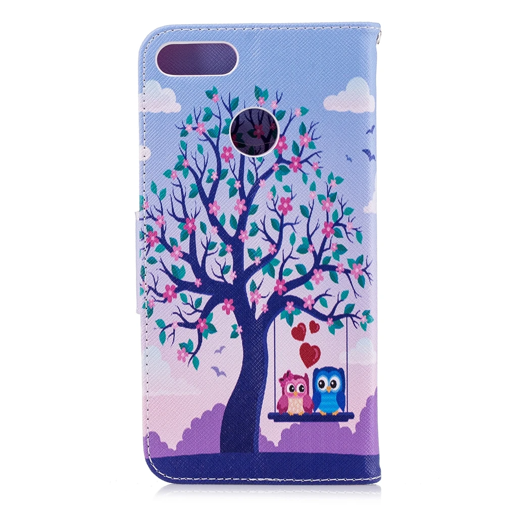 For Huawei Y9 2018 Wallet PU Leather folio Flip Case Cover Built-in Card Slots for | Мобильные телефоны и аксессуары