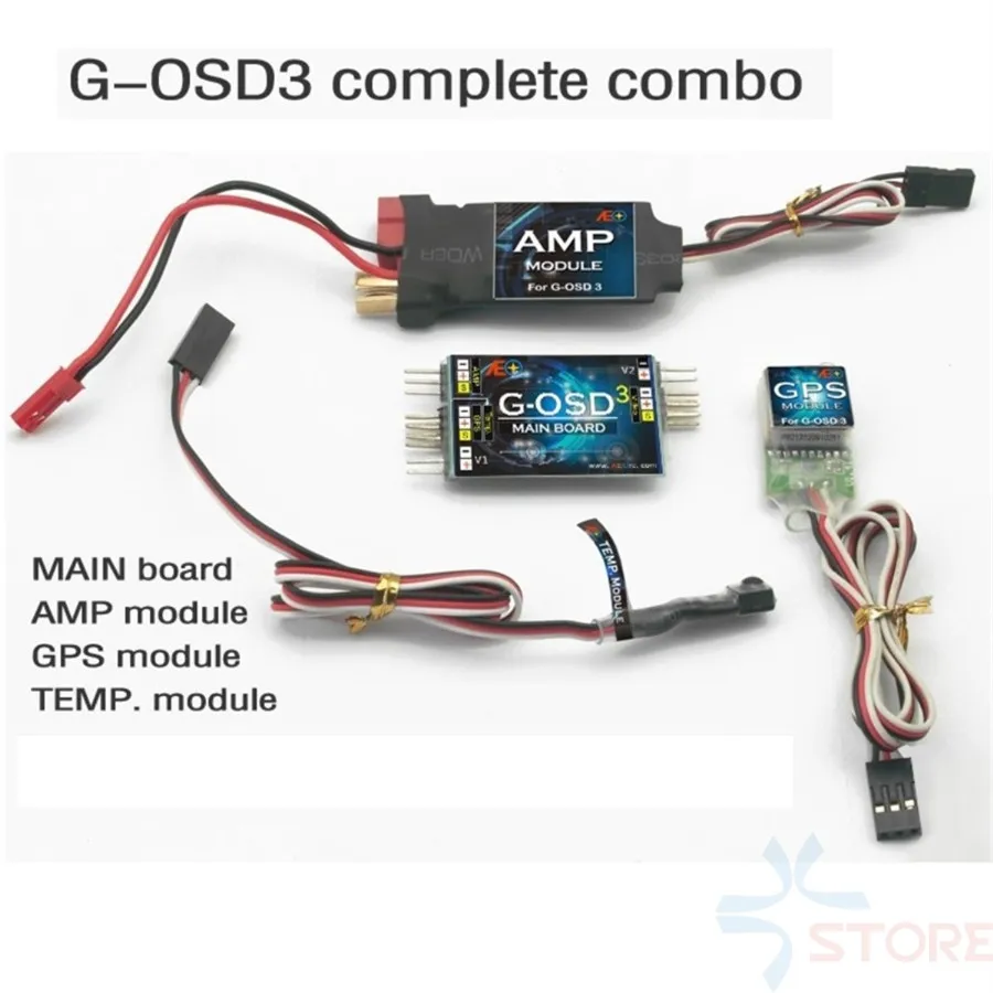 AEO OSD /G OSD3 Set/ System/ FPV Display Temp Mould and AMP с GPS датчиками текущей температуры|osd system|fpv displayfpv