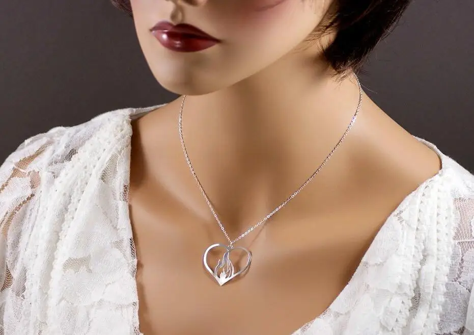 Ожерелье с подвеской в виде сердца 10 шт.|heart necklace|love megirls jewelry |
