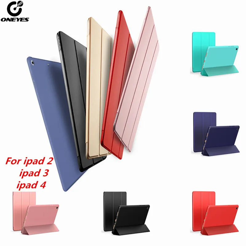 Чехол для ipad 2 чехол 4 силиконовый мягкий из искусственной кожи с автоматическим