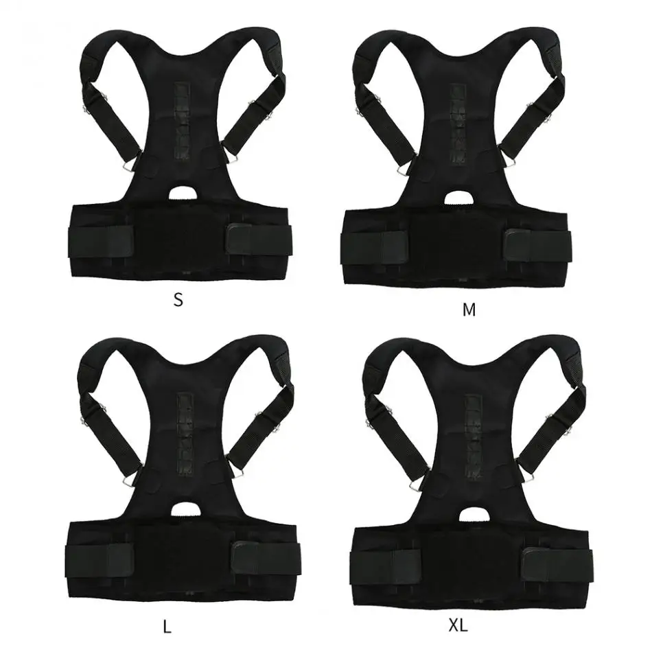 Корсет для взрослых с магнитной терапией поддерживающий пояс на спине корректор