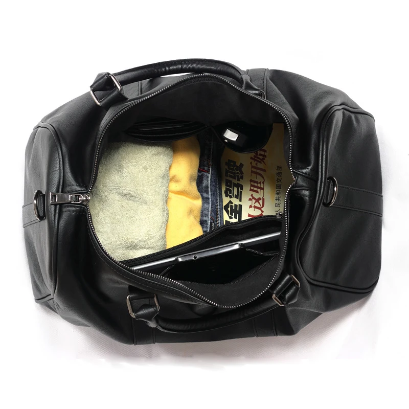 Модные большие дорожные винтажные сумки для мужчин/женщин из искусственной кожи