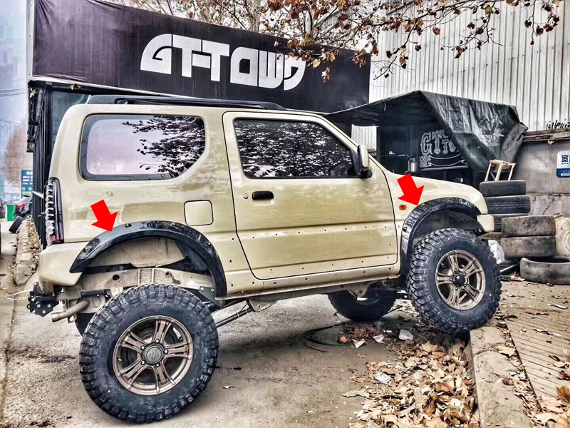 Jimny стайлинга автомобилей JB23 маленькое тело Тип колеса планки 60 мм Off Road