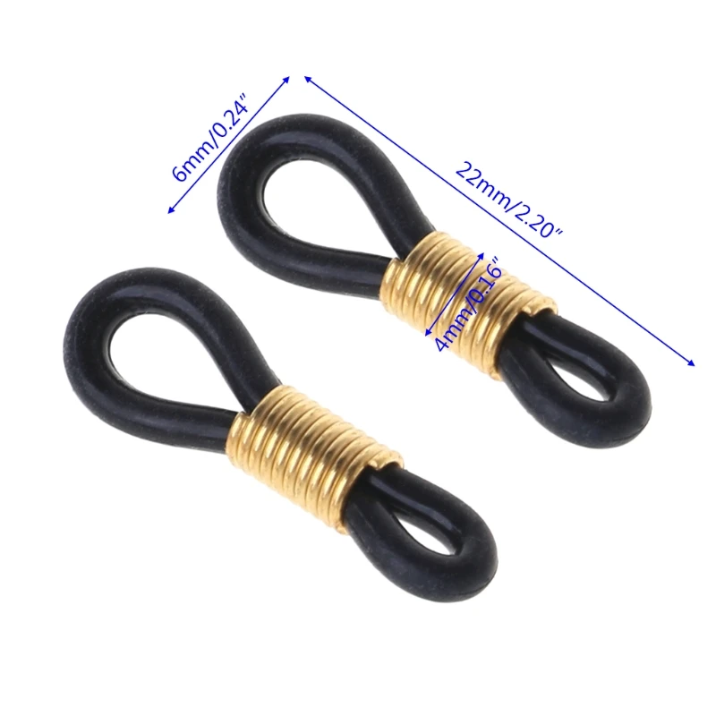 

Non Slip DIY Connector Strap Eyelets Rope Accessories Glasses Chain Rubber Ring