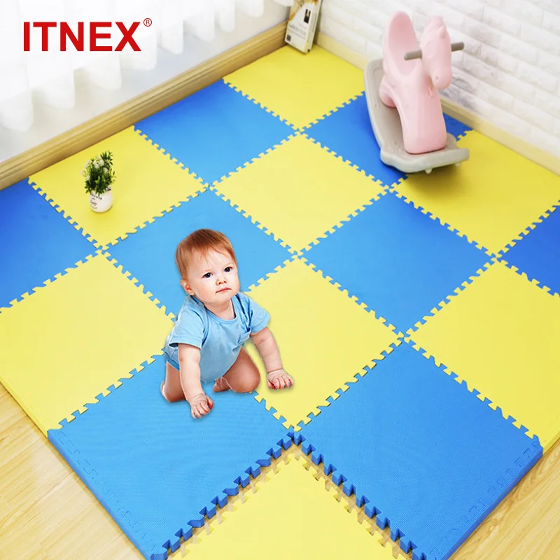 ITNEX 10 шт./лот 30*30*0,8 см для детей, eva пены игровой коврик-пазл для детей ковры, детские игрушки, ковер для детей блокируя напольный для упражнений Плитки