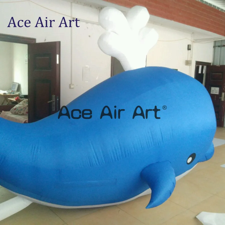 Оптовая продажа надувной синий кит волна в воде для украшения на мероприятии|Игровые палатки| |