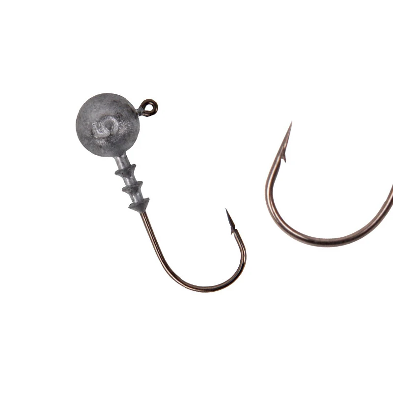 5 шт./лот Sharp Рыболовные Крючки с Ведущий Голову Разъем Колючей Одной Рыболовный