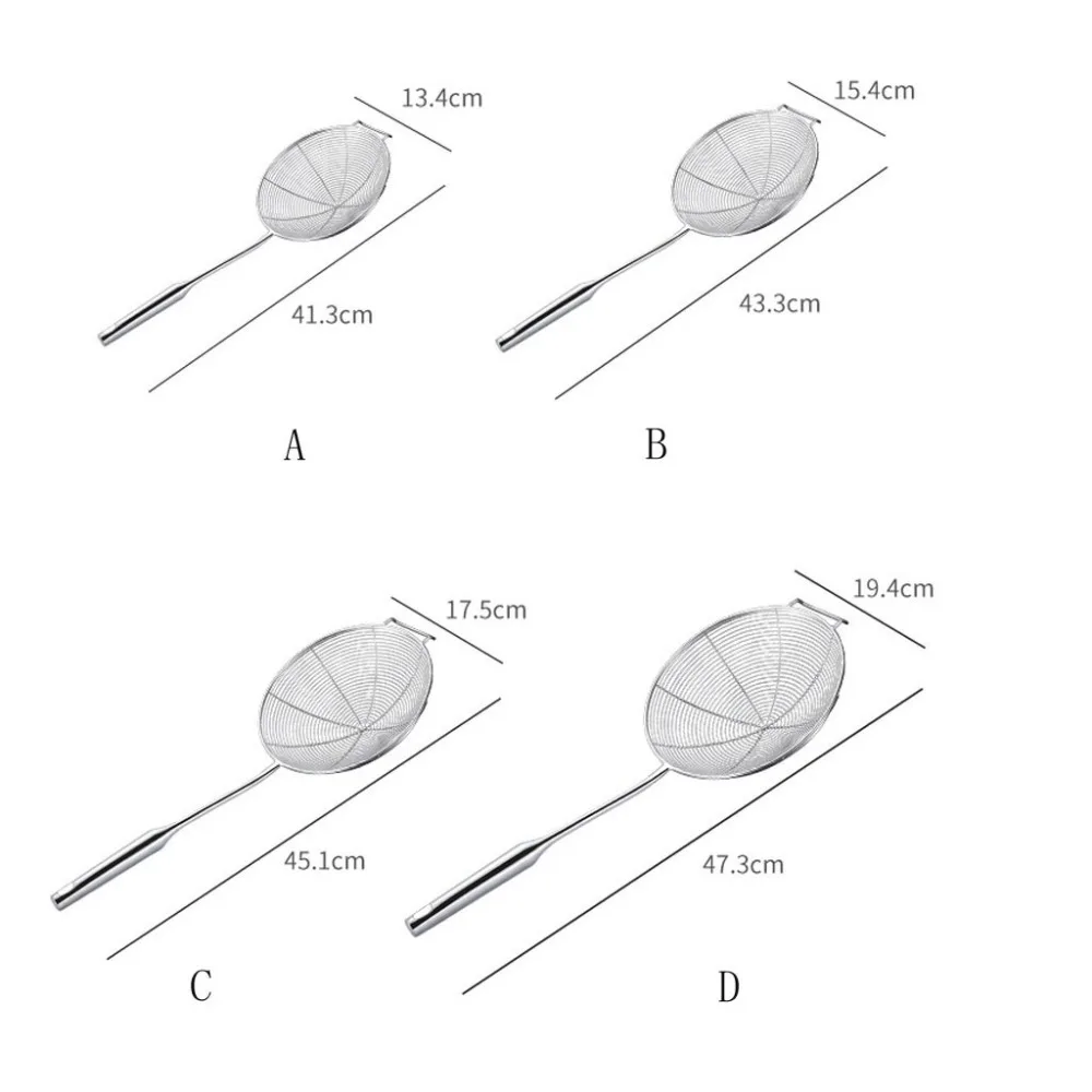 1 шт. ручной дуршлаг инструменты для приготовления пищи жареная еда фильтр слив