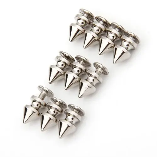Шипы шипы из серебристой и медной стали 10 шт. 0 3x0 5&quot|spikes punk|stud spikescrewback studs |