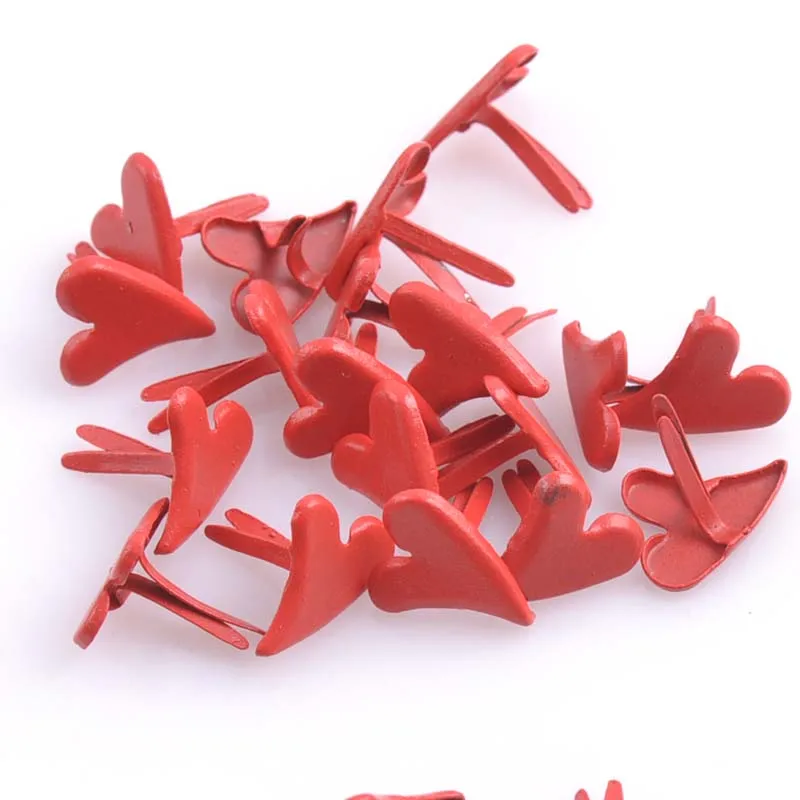 50 шт. заклепки в форме сердца для одежды CP0647 | Дом и сад