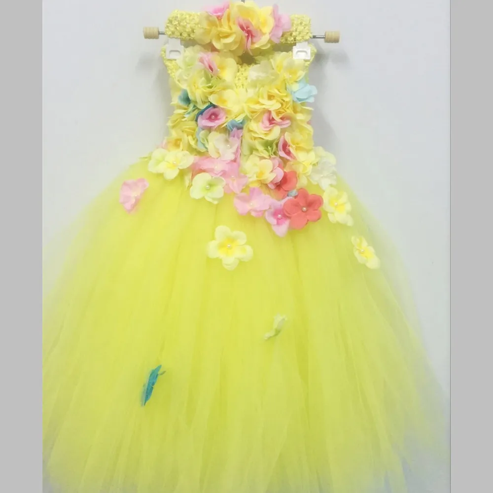 Платье принцессы Белль Сказочная балетная пачка детское платье нарядное