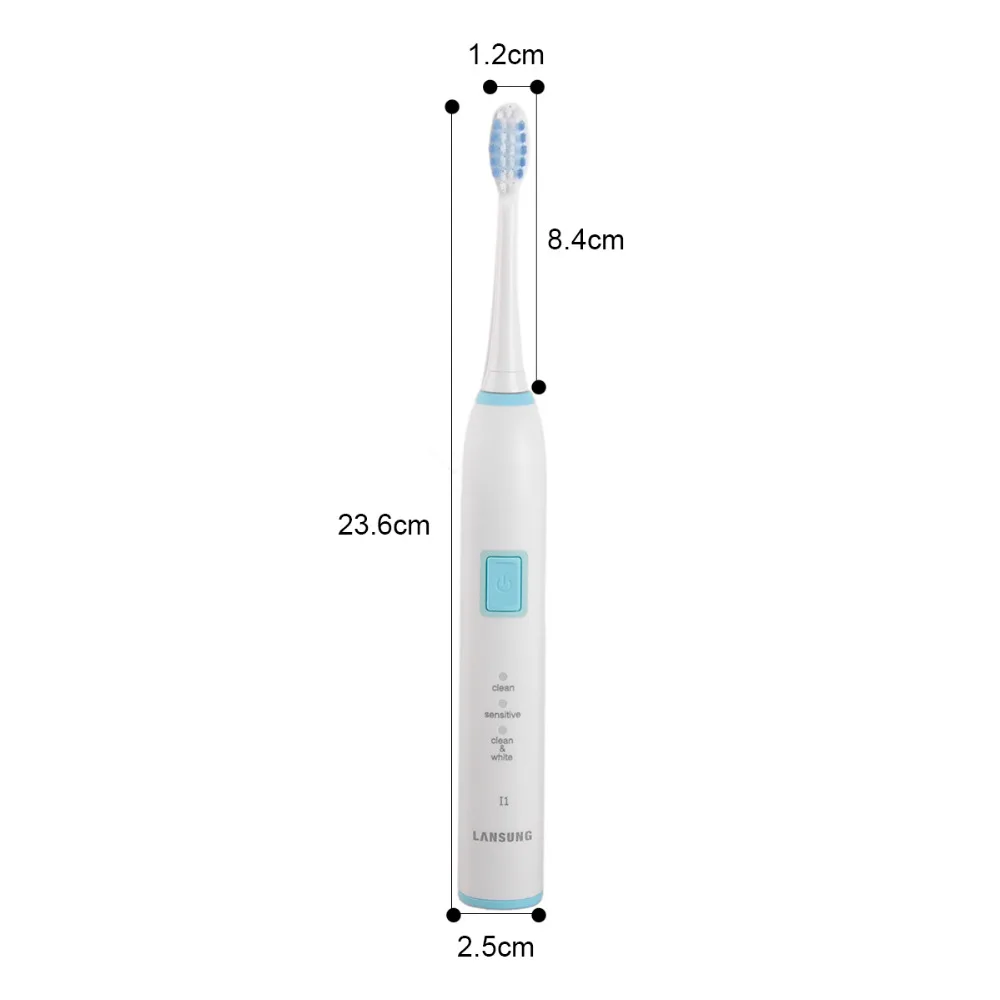 

Magnetic Suspension Sonic Mute Inductive Wireless Rechargeable 3 Model Toothbrush Whitening IPX7 Waterproof Lansung I1