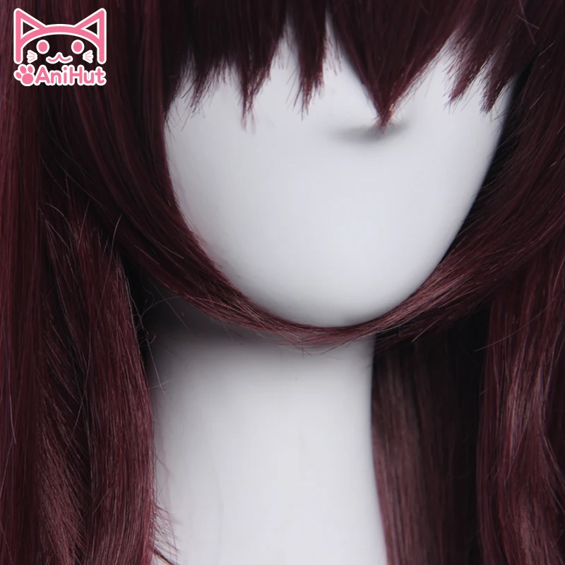 AniHut Scathach парик Fate Grand Order косплей парик синтетические термостойкие волосы женские аниме Fate Grand Order Косплей волосы