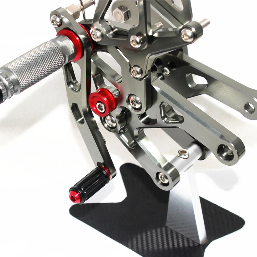 Для Yamaha YZF R1 ЧПУ Регулируемые подножки для ног Rider Rearsets педаль для ног