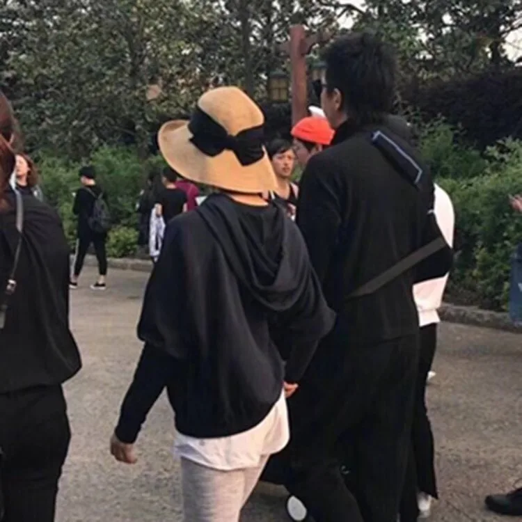2019 женская летняя шляпа elegante пляжная Повседневная соломенная с большим бантом