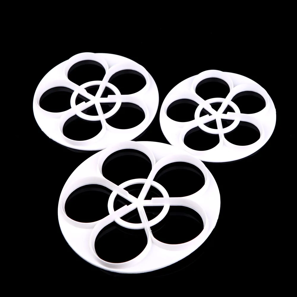 Кухонные принадлежности 6 шт. пластиковые цветения сливы торт фондант Gumpaste