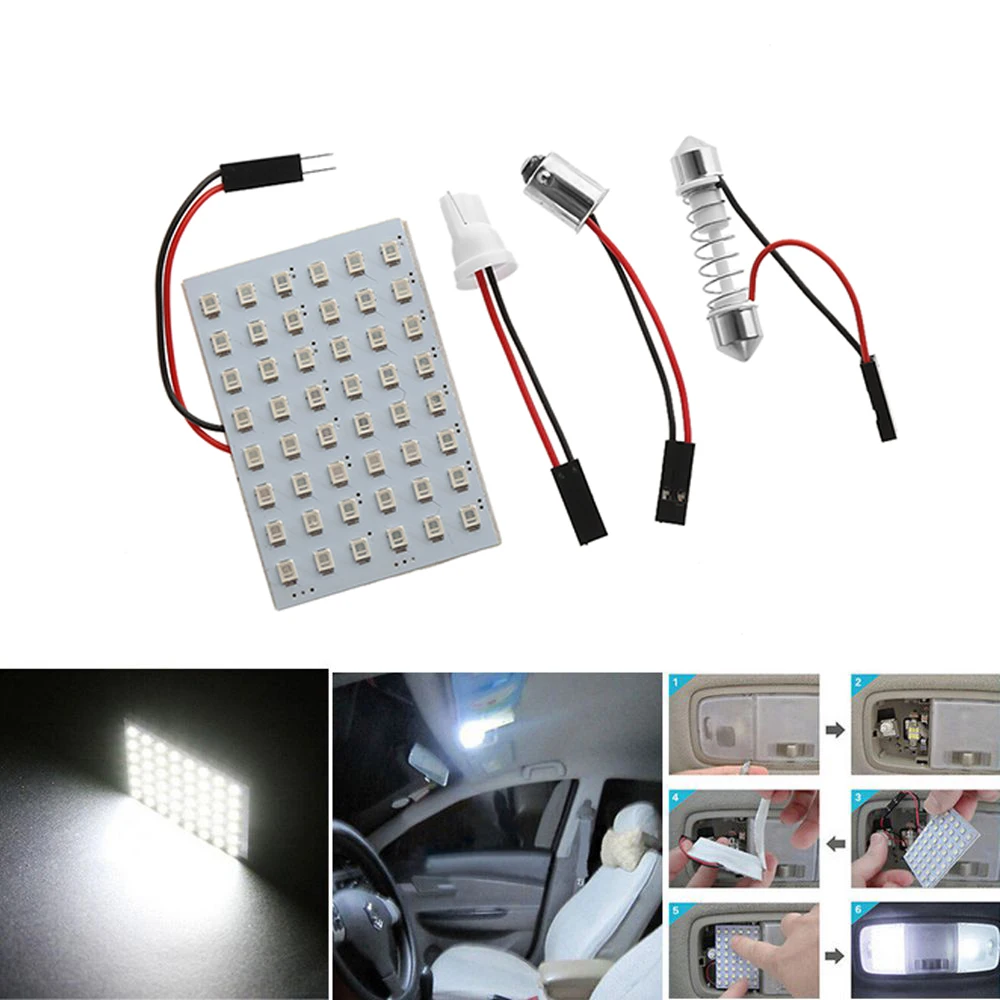 1 комплект 48 SMD Светодиодная панель белого/синего/теплого белого цвета для
