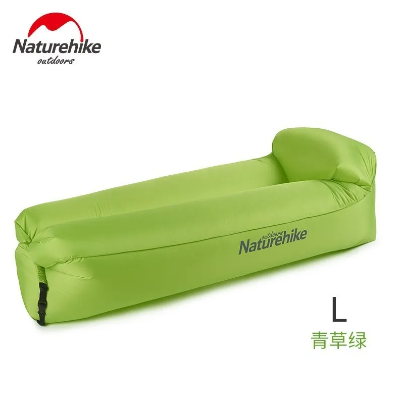 Green L Naturehike Надувной Спальный Мешок диван надувная кровать ленивый мешок Сверхлегкий портативный воздушный диван для путешествий Открытый Кемпинг пляж ленивый диван - Цвет: Green L