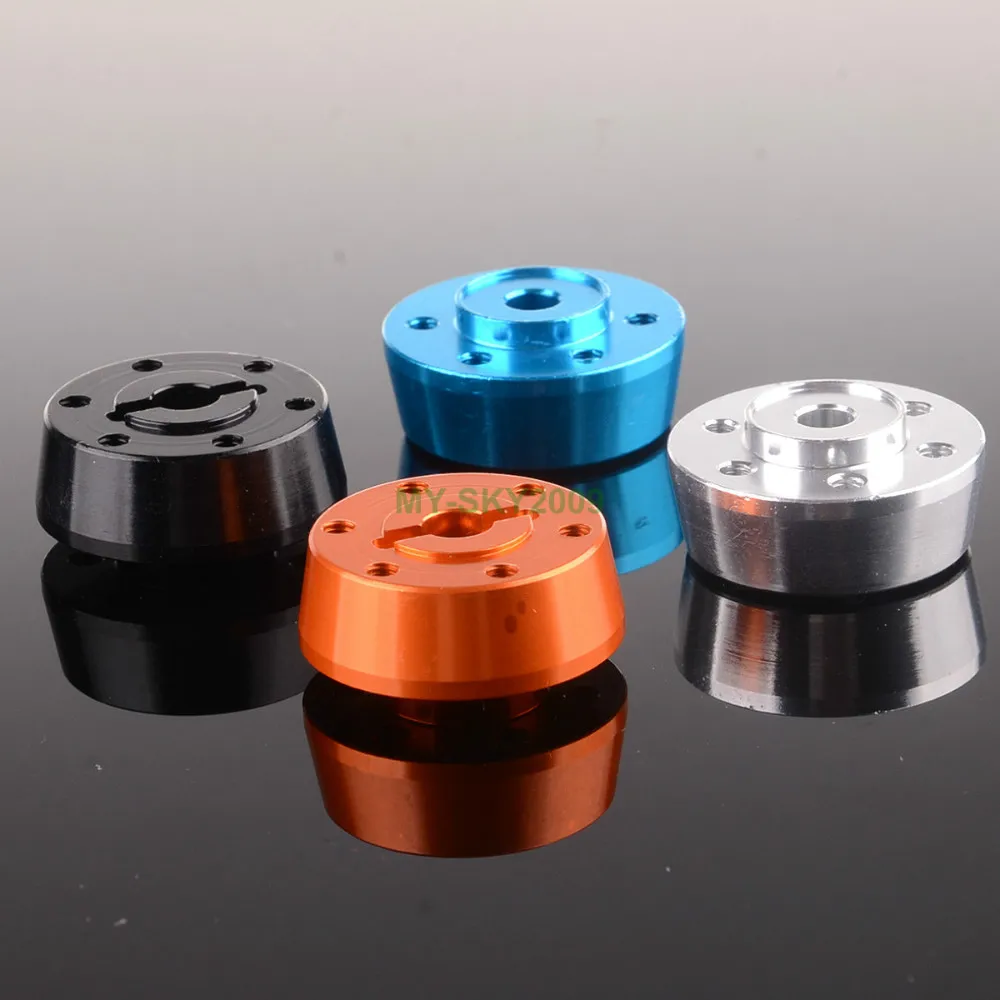 2 шт. алюминиевые &quotпередние колеса HEX 14 мм для 1:10 радиоуправляемая модель axial YETI
