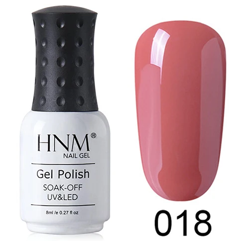 018 HNM 8 мл Алмазный Блеск Bling УФ-гель для ногтей светодиодный светильник мерцающий розовое золото для ногтей искусство замочить от Vernis Эмаль Гель лак - Цвет: 018