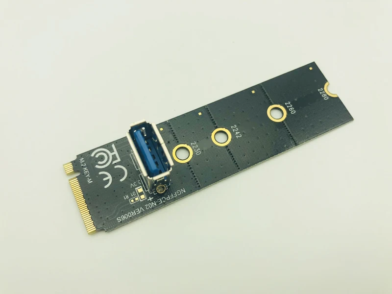 Карта расширения NGFF M.2 на PCI E X16 10 шт. карта Pcie для майнинга 2242/2230/2260/2280 мм M2 NGFF|Платы