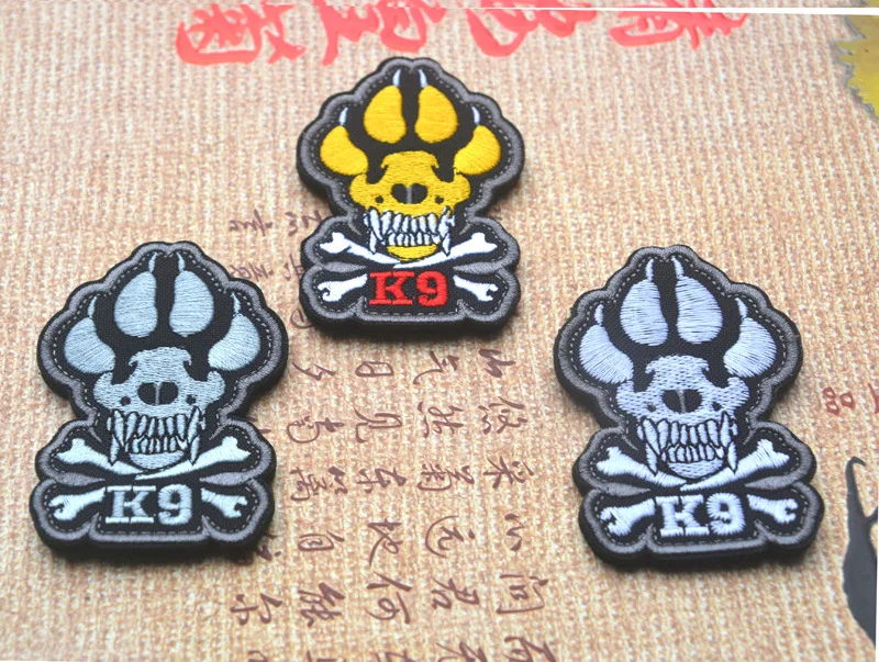 JAUNTILY, 3D вышивка, K-9, тактический LSAF, атака собак войны, значок, боевой дух, военная нашивка, нарукавная повязка армии США, Сват, боевой нарукавник